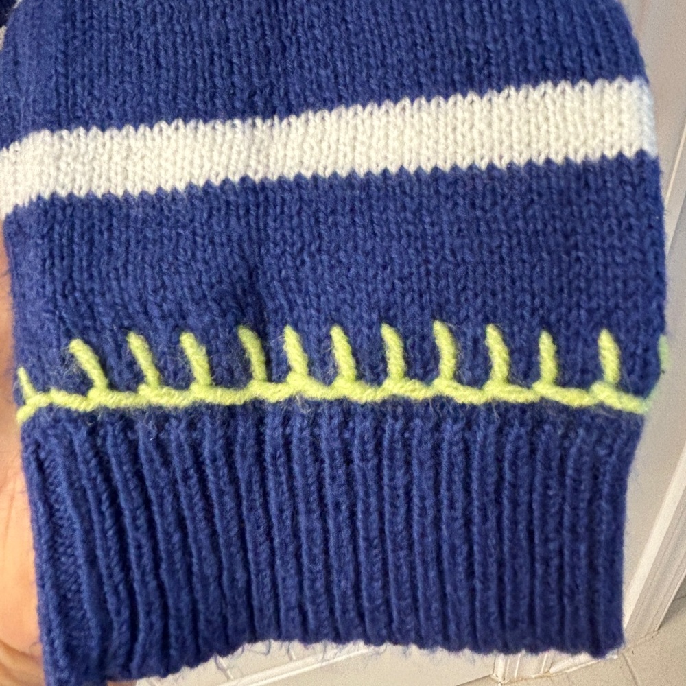 Lilly Pulitzer Blue and White Striped Sweater - Picture 3 of 3